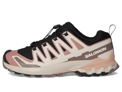 Salomon XA Pro 3D V9 Lage Wandelschoen Dames Black/Burlwood/Mahogany Rose 7,5