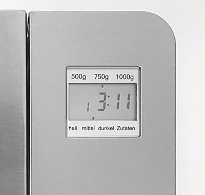 BiKitchen bake 501 Broodbakmachine Met maatbeker, Met display 2 l Inox