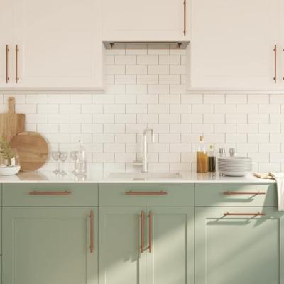 Handvatten 5 st 192 mm roestvrij staal bronskleurig Handvatten 5 st 192 mm roestvrij staal bronskleurig