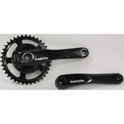 Gazelle Crankstel lh 38t zwart gesloten kettingkast Gazelle Crankstel lh 38t zwart gesloten kettingkast