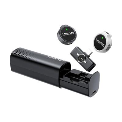 Ulanzi A21 draadloze microfoon-set + case USB-C - zwart+wit