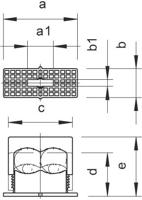 OBO Bettermann 2115018 Buisklem Grijs 25 stuk(s) - thumbnail