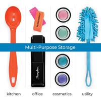 iDesign - Lade Organizer, 15.2 x 30.5 x 5.1 cm, Kunststof, Transparant - thumbnail