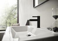 Hansgrohe Wastafelmengkraan Finoris Eengreeps 110 met PushOpen Waste Mat Zwart - thumbnail