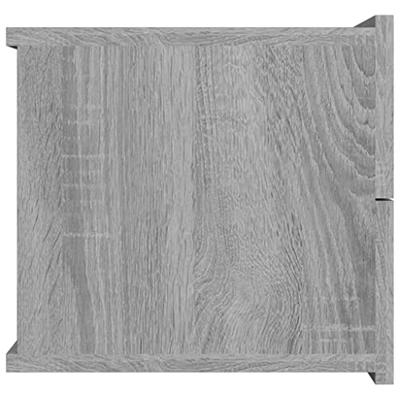 Nachtkastjes 2 st 40x30x30 cm bewerkt hout grijs sonoma eiken