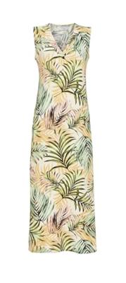Lang nachthemd bonte palmbladeren