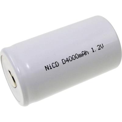 Mexcel D-D4000H Speciale oplaadbare batterij D (mono) Geschikt voor hoge temperaturen, Flat-top NiCd 1.2 V 4000 mAh 1 stuk(s)