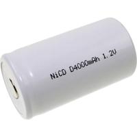 Mexcel D-D4000H Speciale oplaadbare batterij D (mono) Geschikt voor hoge temperaturen, Flat-top NiCd 1.2 V 4000 mAh 1 stuk(s) - thumbnail