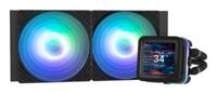Zalman Alpha2 DS AIO CPU Liquid Cooler, AMD AM5/AM4, Intel LGA 1851/1700/1200/1151, aanpasbaar 2,7 inch lcd-display (zwart, 360 mm) - thumbnail