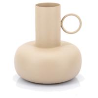 By-Boo Vaas 'Bell' 23cm, kleur Lichtbruin - thumbnail