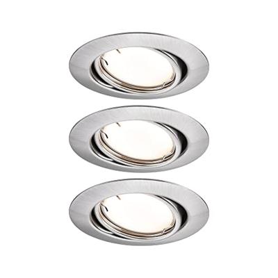 Paulmann 92464 LED-inbouwlamp Set van 3 stuks LED 14.7 W IJzer (geborsteld) Paulmann 92464 LED-inbouwlamp Set van 3 stuks LED 14.7 W IJzer (geborsteld)