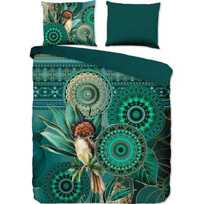 HIP Collectie Paradijsvogel Dekbedovertrek Groen-2-persoons (200 x 200/220 cm)