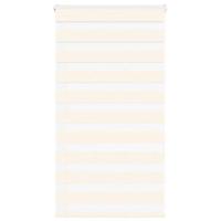VidaXL Zebra rolgordijn 80x100 cm stofbreedte 75,9 cm marmerbeige - thumbnail