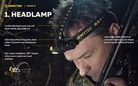 ArmyTek Wizard C2 Magnet White Hoofdlamp werkt op een accu LED Met magneethouder 1200 lm 4800 h 64 g - thumbnail