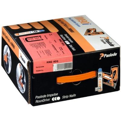 Paslode 34° Papier Gebonden Stripnagels IM90 | Galv-Plus® | Ring | 2.8x75mm | +2x Gas VE=2500 - 142019