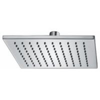 Luxe messing Regendouche vierkant 200 x 8mm chroom - thumbnail