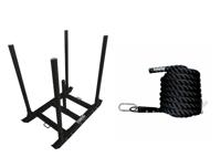 PT Essentials Power Sled Combo - Powersled inclusief Sled Pull Rope - thumbnail