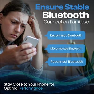 Boompods Zero Talk Bluetooth luidspreker Amazon Alexa geïntegreerd, Handsfree-functie, Stootvast, Waterafstotend Blauw