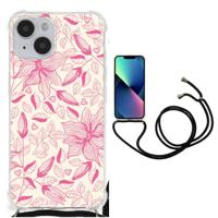 iPhone 14 Case Pink Flowers - thumbnail