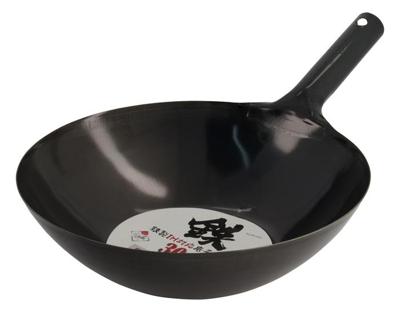 IJzeren Wok - Tokyo Design Studio - Plat IH Bodem - 30 cm