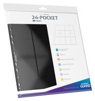 Ultimate Guard 24-Pocket QuadRow Pages Side-Loading (10) - Black - thumbnail