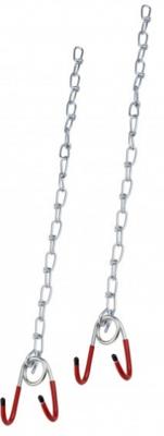 Simson Ophangkettingen met haken rood/zilver 2 stuks