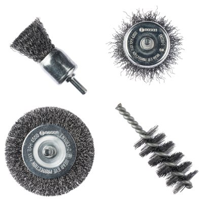 Bosch Accessories 4-delige Staalborstelset 4-delig Staalborstelset 2609256553 1 set(s)
