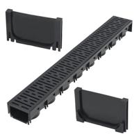 VidaXL Afvoergoot 1 m kunststof - thumbnail