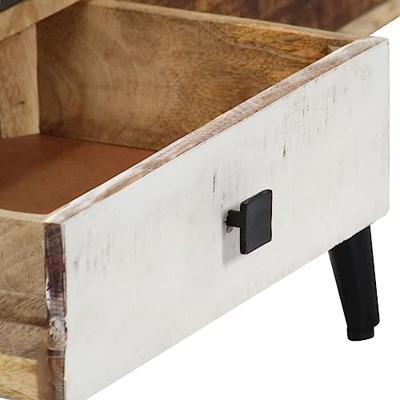 Dressoir 118x30x62 cm massief mangohout