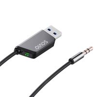Savio TR-16 Zender AUX-adapter met handsfree functie, Bluetooth 5.3, Google Assistant/Siri - thumbnail