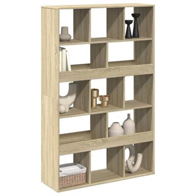 kamerscherm 100x33x156,5 cm bewerkt hout sonoma eikenkleurig