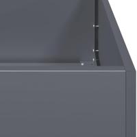 Plantenbak 120x80x80 cm staal antracietkleurig - thumbnail