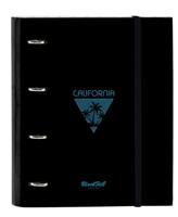 Ringmap BlackFit8 California Blauw Zwart 27 x 32 x 3.5 cm - thumbnail