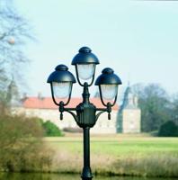 Albert Zwarte buitenlantaarnJardi 228cm - 662041 - thumbnail