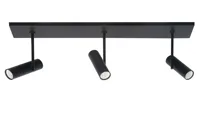 Highlight Spot Trend 3 lichts L 65 cm incl mini GU10 zwart - thumbnail