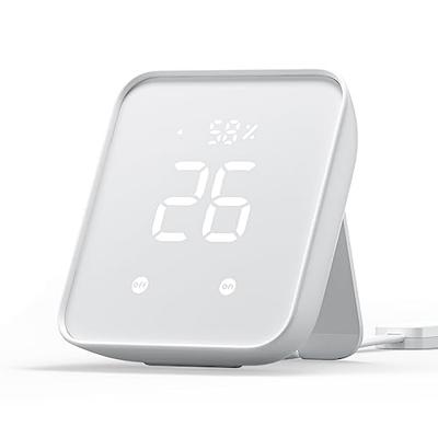 SwitchBot Hub 2, wifi-thermometer, hygrometer, afstandsbediening met IR, verbindt SwitchBot met wifi-netwerk (2,4 GHz), compatibel met Alexa en Google Assistant