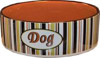 Hondeneetbak steen 23 cm gestreept Eet-en-drinkbakken-hond Gebr. de Boon - Gebr de boon - thumbnail
