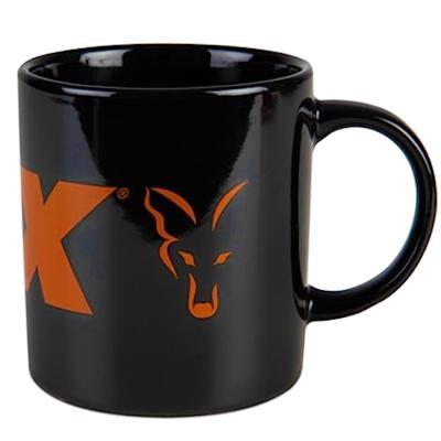 Fox Black & Orange Logo Ceramic Mug