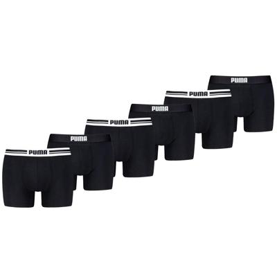 Puma Boxershorts Everyday Placed Logo 6-pack Black / Black-M Puma Boxershorts Everyday Placed Logo 6-pack Black / Black-M