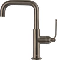 Ben Industor wastafelkraan met cold start gunmetal - thumbnail