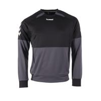 hummel Authentic Trainingstrui Kids Grijs Zwart - thumbnail