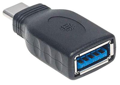 Manhattan USB 3.2 Gen 1 (USB 3.0) Adapter [1x USB 3.2 Gen 2 stekker C (USB 3.1) - 1x USB 3.2 Gen 2 bus A (USB 3.1)] Adapter USB-C Stecker auf USB A Buchse USB