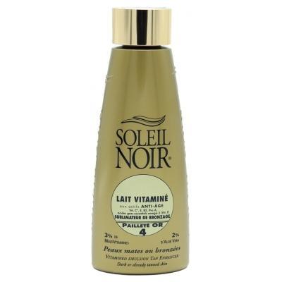 Soleil Noir Lait Vitamine SPF4 Pailleté Or 150ml