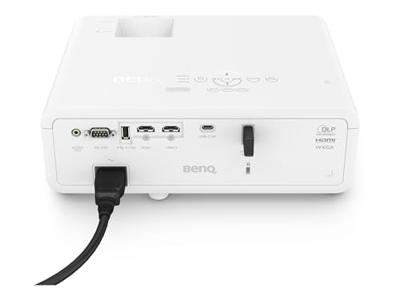 BenQ LW650 Beamer DLP 4000 ANSI-lumen 1280 x 800 WXGA 4K ondersteuning, Automatische keystone-correctie, Met afstandsbediening