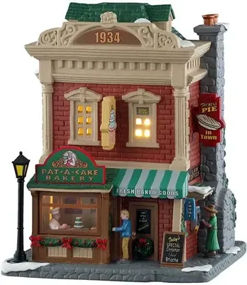 Pat-a-cake Bakery 19x20x24 cm Kerstdorp LEMAX - Lemax Pat-a-cake Bakery 19x20x24 cm Kerstdorp LEMAX - Lemax