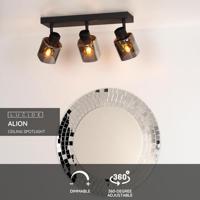 Lucide ALION - Plafondspot - 3xE14 - Zwart - thumbnail
