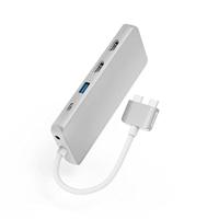 Hama USB-C dockingstation Geschikt voor merk (dockingstation): Apple MacBook Incl. laadfunctie, USB-C Power Delivery - thumbnail