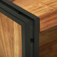 Salontafel Bruin 90 x 50 x 38 cm Massief acaciahout - thumbnail
