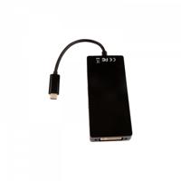 Hub USB V7 V7UC-DPHDVGADVI-BLK Zwart - thumbnail