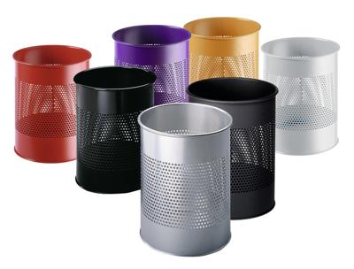 Durable Prullenbak | 15 l H315xd. 260 mm met gatenraster | metaal met epoxyharslaag | zwart | 1 stuk - 331001 331001 Durable Prullenbak | 15 l H315xd. 260 mm met gatenraster | metaal met epoxyharslaag | zwart | 1 stuk - 331001 331001
